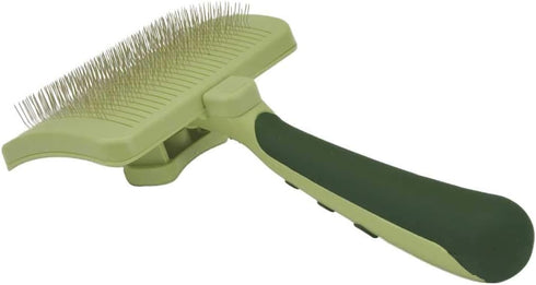 Coastal Pet Safari Dog Self-Cleaning Slicker Brush, Dog Deshedding Brush, Prevents Mats and Tangled Hair, Small