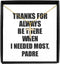 EzGift Funny Padre Necklace Pendant Thanks For Always Be There Needed Most Cute