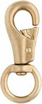 Weaver Leather #3142 Bull Snap , Solid Brass, 1"