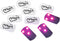 MVP Disc Golf Flat LED Tri-lite Disc Golf Lights (Pack of 10)