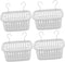 4pcs Small Animal Hanging Hammock Bed with Hooks, Rodent Cage Storage Basket,