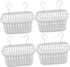 4pcs Small Animal Hanging Hammock Bed with Hooks, Rodent Cage Storage Basket,