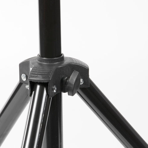 2-Sided 2.5-6.5-feet, Titan Fitness Tripod Timer Stand for Gym Timer with Remote, Adjusts Black