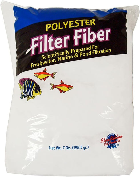 Polyester Aquarium Filter Fiber, 7 Oz.