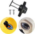 Kayak Drain Plug Kit Hull Coarse Thread Bung for Canoe Boat Set with Screws Replacement Hardware Accessories 2 PCs