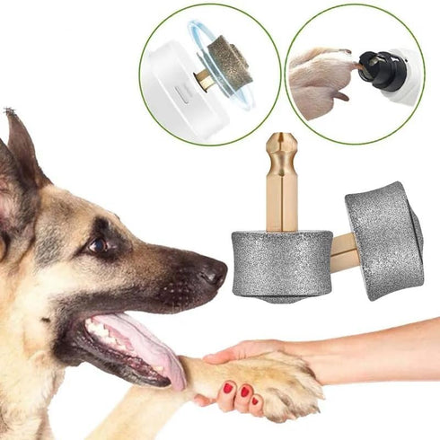 3 Pack Dog Nail Grinder, Regular and Extra Hard Replacement Heads for Small and Large Dogs, Premium Quality