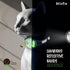 KittyTag (9-12") Cat Collar with Airtag Holder, Breakaway Air Tag Collar for Apple airTag, Reflective & Luminous