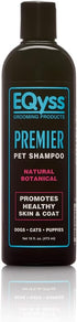 EQyss Premier Pet Shampoo, 16 oz, Cleanses & Moisturizes Coat, Adds Volume, Residue-Free Finish for All Pets