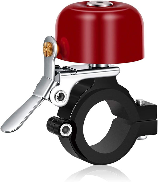 Greallthy Classic Brass Bike Bell - Loud Sound Bicycle Bell for Adults & Kids, Fits 0.87-1.25in Handlebars