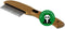 alcott Bamboo Groom Rotating Pin Comb for Pets, 31 Rounded Pins