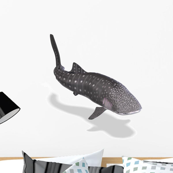 Wallmonkeys Whale Shark Wall Decal Peel and Stick Graphic WM28697 (24 in H x 24 in W)