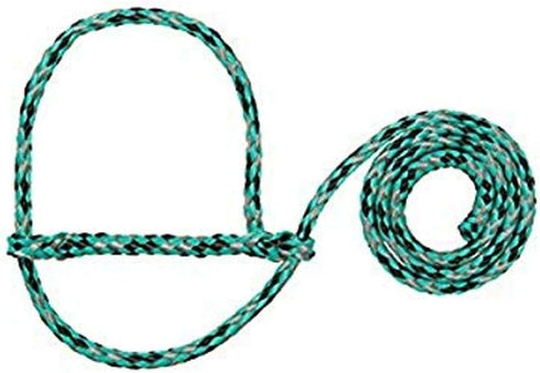 Weaver Leather Poly Rope Sheep Halter Mint/Black/Gray