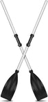 Kayak Paddles, Pair of Detachable Lightweight Aluminum Alloy Oars for Boating, Canoeing, Surfing, Outdoor Sports