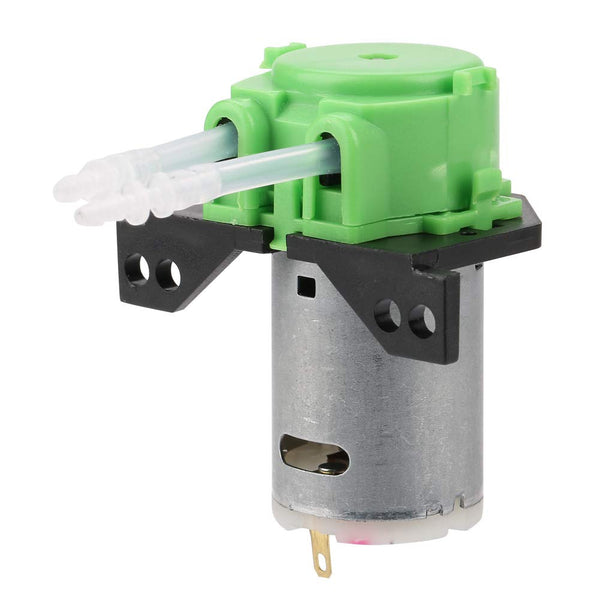DC 12V/24V Dosing Peristaltic Pump, Green/Blue/White/Black Head for Aquarium Lab Chemical Analysis