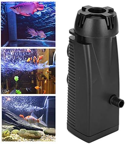 TOPINCN External Wall Mounted Aquarium Oil Skimmer Filter, Hanging Filter for Removing Oil Film from Water