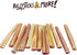 6 Inch (16 Count) BULLYSTICKS & MORE Beef Collagen Sticks for Dogs - Bones for Dogs - No Hide Sticks Beef Cheek Rolls