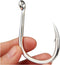 Generic 10PCS BLiG Fish Hook 1/0-7/0 Steel Alloy Gaff Barbed Antirust Shiarp Angle