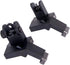 Ultralight 45 Degree Offset Flip Up Sight, Rapid Transition Front and Backup Rear Sight