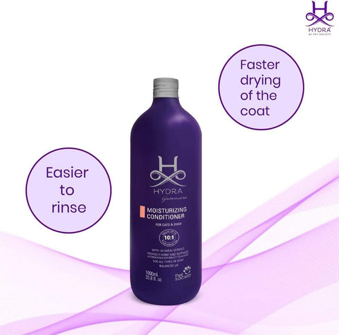 Hydra Professional Moisturizing Dog Conditioner, Oatmeal Hair Conditioner for Dogs and Cats, Suitable for All Breeds
