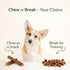6 Inch (5 Count), Beef Sausage Jerky-Style Dog Treats Single Ingredient Grass-Fed Beef Dog Chews, Rawhide-Free