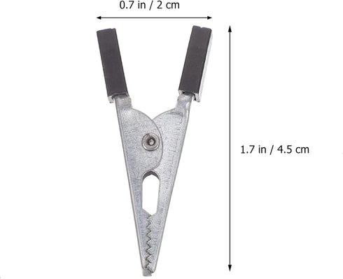 TEHAUX Parakeet Food Birds Cage Metal Hook Clip, Bird Cage Locks Parrot Cage Anti-escape Clips Iron Bird Cage Door Clamps Universal Birds Cage Accessories (20pcs) Bird Cage Accessories