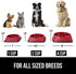 Gorilla Grip Interactive Puzzle Toy Bowls for Dogs and Cats - Slow Feeder, 1 Cup Red, 100% BPA Free