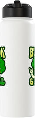 Funny Broccoli Brock and roll Pun Brock and roll Pun for a Vegan Food Lover Stainless Steel Insulated Water Bottle