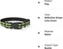 Mile High Life Reflective Dog Collar - Nylon Pet Collar with Buckle, Light Weight Lime Green for Large Dogs (L)