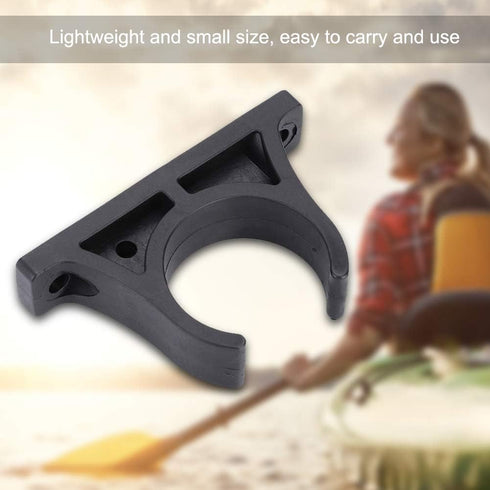 Tbest Kayak Paddle Holder, 1 Pair Durable Plastic Oar Holder Clips for Kayaks and Canoes
