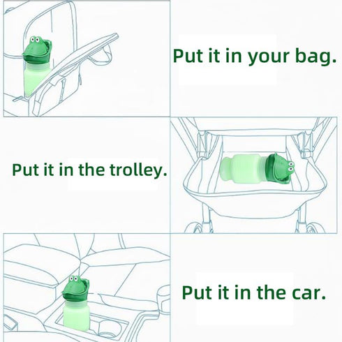 Urinals,600ML 2PCS,Portable Adjustable Portable Collapsible Pee Bottles Unisex Emergency Toilets for Men and Women