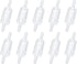 AQUANEAT One Way Non Return Check Valve for Aquarium Air Pump, 10pcs (Clear)