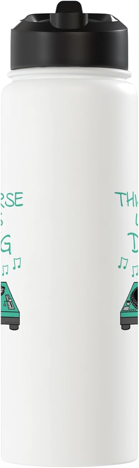 Nurse DJ Music Producer By DoodleRob This Nurse Loves DJ'ing, DJ Music Producer Musician Stainless Steel Insulated