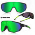 Queshark Cycling Glasses - Sports Sunglasses for Men Women, 1 Polarized 2 HD Lens