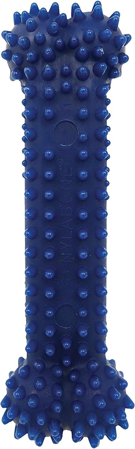 Nylabone Gumabone Textured Dental Bone Flexi Chew Toy for Dogs, Chicken Flavor, Small - Up to 25 lbs