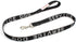 Albcorp Service Dog Leash - Embroidered with Padded Neoprene Handle and Reflective Threads, 4 Feet, Black