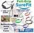 Sparky Pet Co Black Surefit ECollar Replacement Strap - Waterproof Bungee Dog Collar for Electronic Training