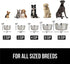 Gorilla Grip Stainless Steel Dog Bowl Set of 2, 8 Cups (64 fl oz), Beige - Heavy Duty with Rubber Base, BPA Free