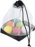 Nylon Mesh Drawstring Ball Bag Pouch for 36 Balls Storage Holder Accessory