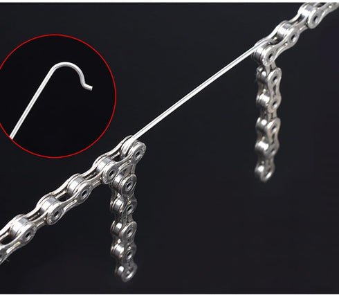 Wakauto 2pcs Chain Hook, Stainless Steel Bike Repair Tool for Bicycle