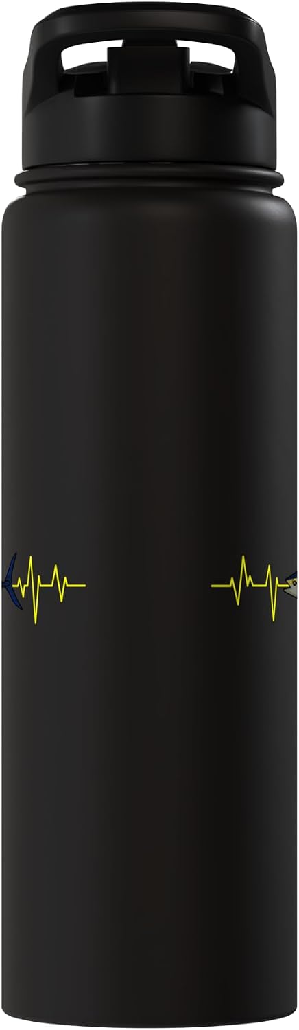 Fishing Tuna Heartbeat Apparel Fishing Tuna Heartbeat Fisherman Angler Fisher Saltwater Stainless Steel Insulated Water