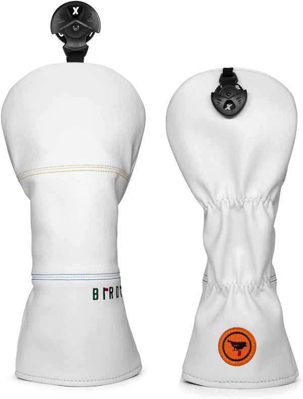 Golf Headcovers for Driver, Fairway, Hybrid, Blade, Mallet Putter Cover, Premium Leather Waterproof Design