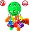 Bonka Bird Toys 1938 Paci Pull Colorful Acrylic Pacifier Ring for Parrots, Parrotlets, Budgies, Quakers