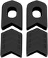VGEBY 1 Pair Silicone Crank Protector, Crank Case Cover Sleeve Arm Boot for Bike Accessory