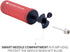 The Friendly Swede Ball Pump for Sports Balls - Hand Air Pump with Needles and Nozzles, Multipack