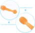 Set TOYANDONA Pet Toothbrush Soft Silicone Dual-Headed Toothbrush for Cats and Small Dogs Puppy Tooth Brushing Kit