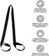 YOGAER Adjustable Yoga Mat Carrier Strap, Thick Sling for Carrying Large Mats and Stretching Band