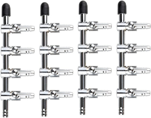 Aquarium Air Valve 4 Way Inline Manifold Pump Tubing Splitter Lever Control Valve, 4-Pack