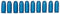 A-ZOOM , Pistol Metal Snap Caps, .380 Auto, Blue, Package of 10