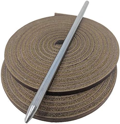 TOFL Mitt Lace Glove Repair Lacing Kit | Softball and Baseball Glove Lace Kit | 2 Leather Laces with Needle for Catchers