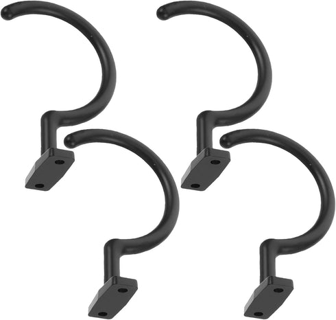 Cabilock 4pcs Pool Cue Holder Hooks Set, Wear-resistant Metal Billiards Cue Rack